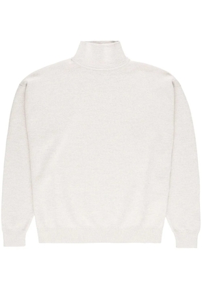 Fear Of God roll-neck knitted sweater - White
