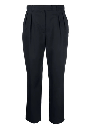 A.P.C. pleated cropped trousers - Blue