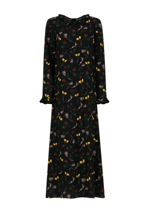 Marni floral-print maxi dress - Black
