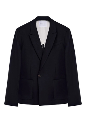 Domaine Des Artistes double-breasted wool jacket - Blue