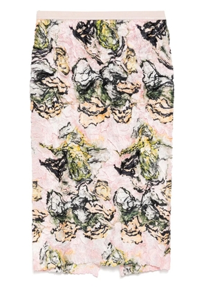 JNBY graphic-print skirt - Pink