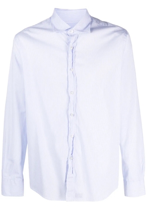 Deperlu long-sleeve cotton shirt - Blue
