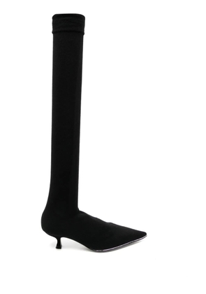 René Caovilla 40mm above-knee boots - Black