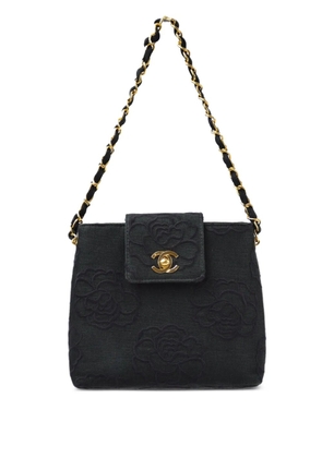 CHANEL Pre-Owned 1998 Camellia shoulder bag - Black