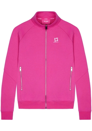 TEAM WANG design logo-print zipped track jacket - Pink