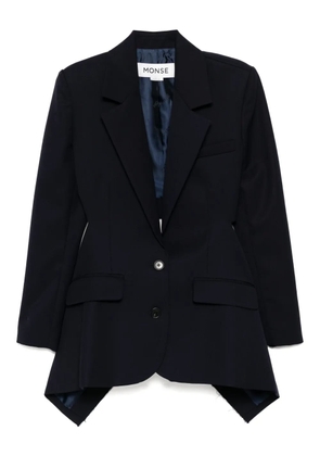 Monse Cascade slashed-tail jacket - Blue
