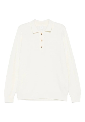 Eleventy long-sleeves polo shirt - White