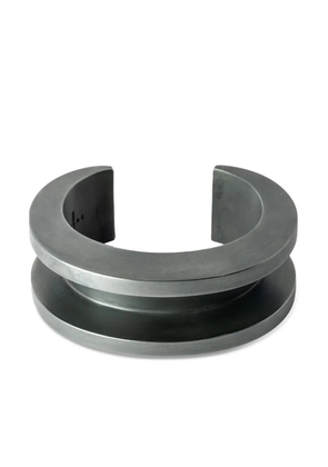 Parts of Four Crescent Channel bracelet - Silver