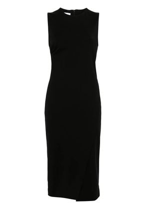 Moschino drape-detail midi dress - Black