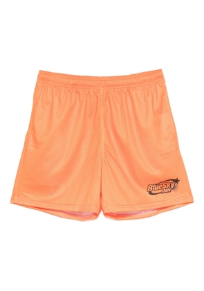 BLUE SKY INN logo-print soccer shorts - Orange