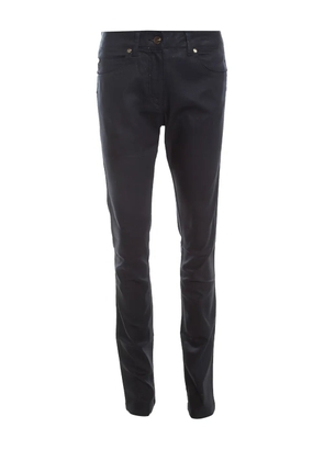 Escada Pre-Owned glitter-finish jeans - Black