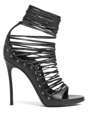 DSQUARED2 leather sandals - Black
