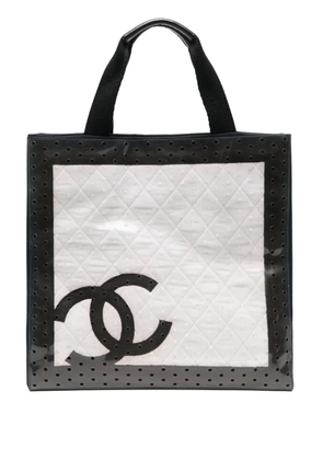 CHANEL Pre-Owned 2008-2009 quilted tote bag - Black