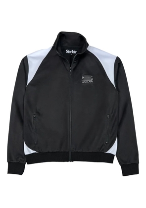 Sinclair SMT190 logo-embroidered panelled track jacket - Black