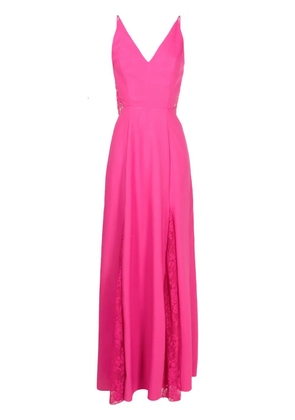 Lethicia Bronstein Georgia lace-detail maxi dress - Pink