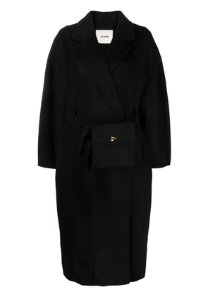 AERON Hutton belted coat - Black