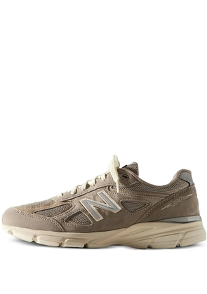 New Balance 990v4 suede trainers - Grey