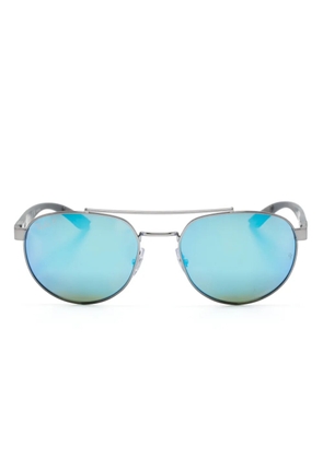 Ray-Ban Chromance aviator-frame sunglasses - Silver
