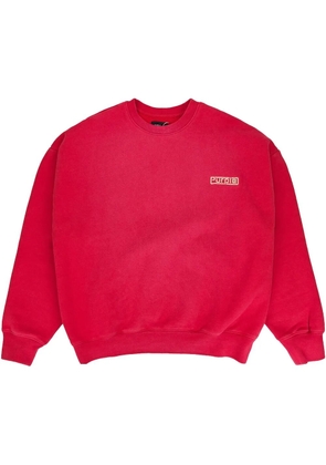 Purple Brand HWT fleece 'Red' sweatshirt