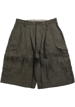Ziggy Chen layered shorts - 54 GREY