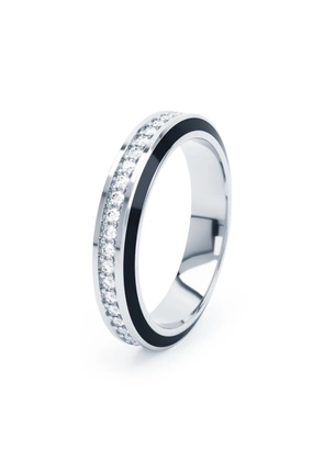 LOEV 18K recycled white gold Eternity diamond ring - Silver