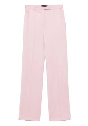 STYLAND grosgrain-stripe trousers - Pink