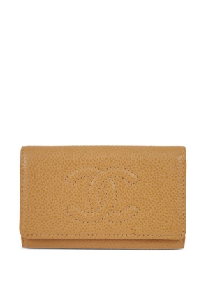 CHANEL Pre-Owned 2003 Caviar leather key case - Brown