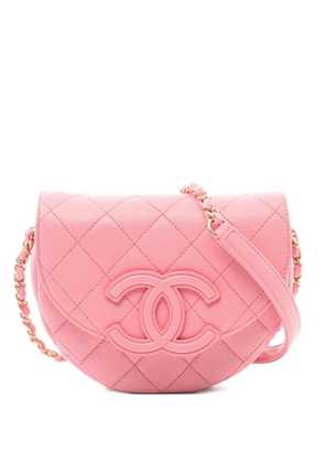 CHANEL Pre-Owned 2021 mini Matelasse Chain handbag - Pink