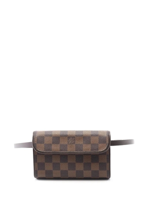 Louis Vuitton Pre-Owned 2001 Damier Ebene Florentine Pochette belt bag - Brown