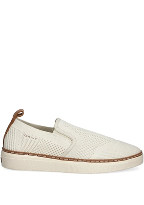 Gant knit slip-on sneakers - White