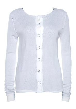 Emporio Armani Pre-Owned wool cardigan - White