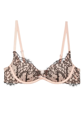 Fleur Du Mal Iris lace demi bra - Pink