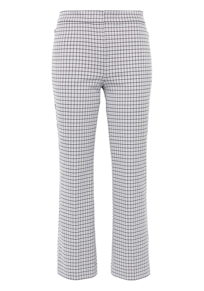 Theory houndstooth-pattern trousers - Grey