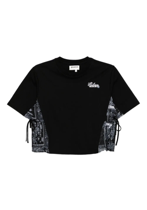 Musium Div. patchwork T-shirt - Black