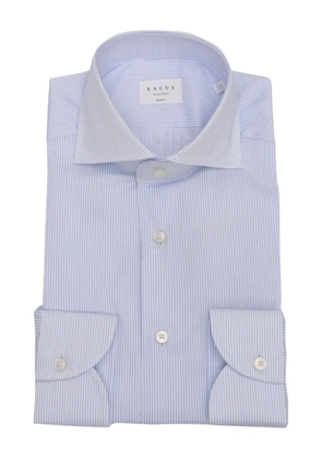 Xacus striped cotton shirt - Blue