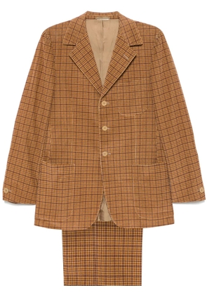 Romeo Gigli Pre-Owned 1990s check-pattern suit - Neutrals