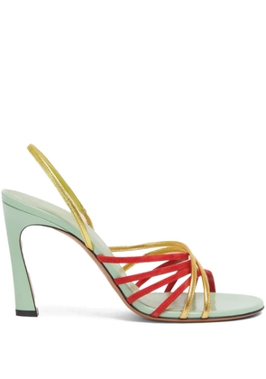 Marni leather New Wave sandals - Red