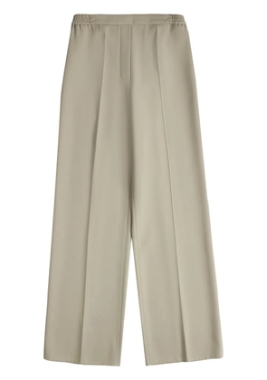 Tod's elasticated-waist straight-leg trousers - Neutrals
