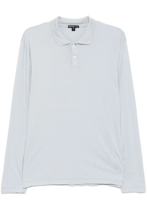 James Perse long-sleeved polo shirt - Blue