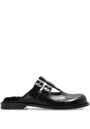 LOEWE leather mules - Black