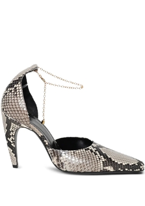 Jude 105mm Faith heeled pumps - Grey