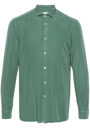 Boglioli spread-collar long-sleeve shirt - Green