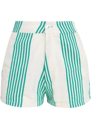 Amir Slama striped shorts - White