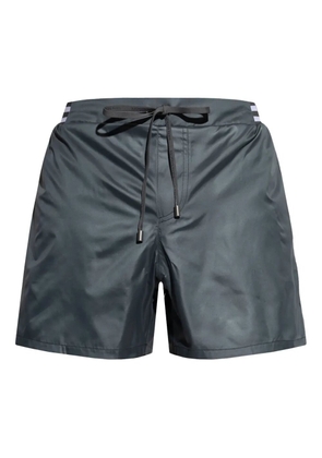 Balmain stripe-detail swim shorts - Grey
