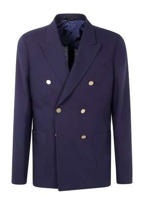 Paul Smith double-breasted peak-lapels blazer - Blue