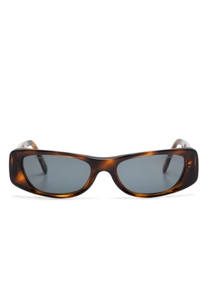 Ferragamo Pre-Owned tortoiseshell-effect sunglasses - Brown