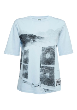Kenzo Pre-Owned graphic-print T-shirt - Blue