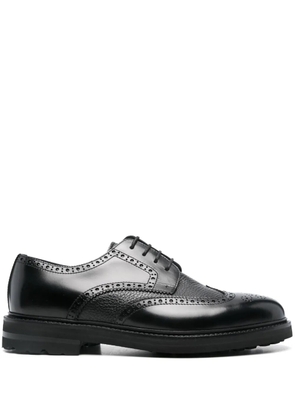 Henderson Baracco laser-cut Oxford shoes - Black