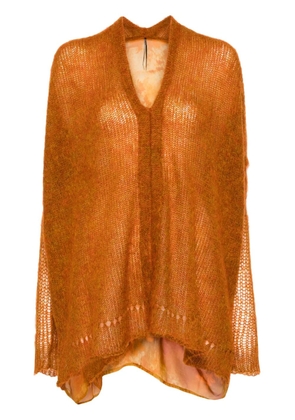 Masnada Scollo V-neck jumper - Orange