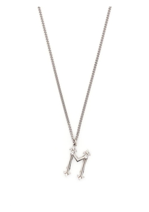 Emanuele Bicocchi Alphabet pendant necklace - Silver